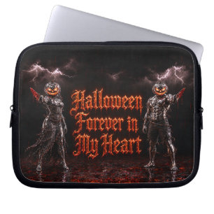 Halloween Voor Altijd In Mijn Hart Gotische Pompoe Laptop Sleeve
