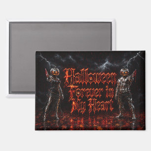 Halloween Voor Altijd In Mijn Hart Gotische Pompoe Magneet