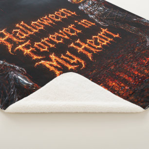 Halloween Voor Altijd In Mijn Hart Gotische Pompoe Sherpa Deken