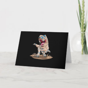 Halloween voor jongens Kinder Dinosaur T rex Mummy Kaart