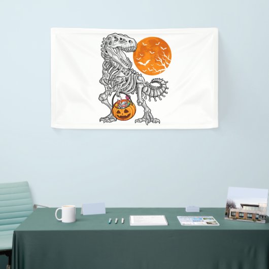Halloween voor Jongens Kinder Dinosaurus Skelet Tr Spandoek (Beurs)
