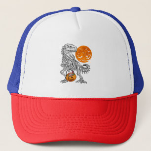 Halloween voor Jongens Kinder Dinosaurus Skelet Tr Trucker Pet