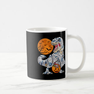 Halloween voor jongens Mannen Dinosaur T rex Mummy Koffiemok