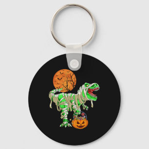 Halloween voor jongens Mannen Dinosaur T-rex Mummy Sleutelhanger