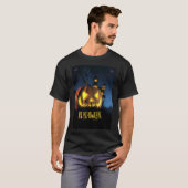 Halloween voor mannen t-shirt (Voorkant volledig)
