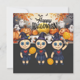 Halloween voor Pickleball Speler Feest  Feestdagenkaart