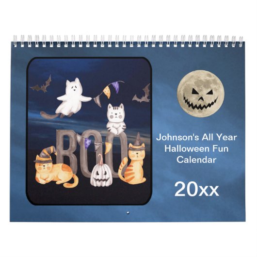 Halloween voor plezier Het hele jaar door personal Kalender (Hoes)