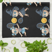 Halloween voor tennisspeler theedoek (Gevouwen)