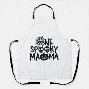 Halloween voor vrouwen Halloween One Spooky Mamma Schort