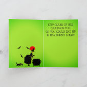 Halloween Vouwkaart Kaart (Binnen)