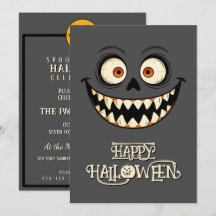 HALLOWEEN - Vriendelijk en eng pompoengezicht 2