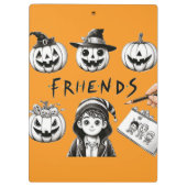 Halloween vrienden klembord (Achterkant)