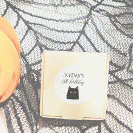 Halloween Vrienden Schattige Modern Boy Verjaardag Ronde Sticker