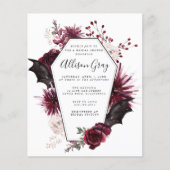 Halloween Vrijgezellenfeest | Begrotingsbrochure Flyer (Voorkant)