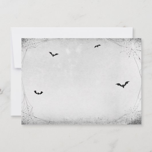 Halloween Vrijgezellenfeest Date Night Ideeën Kaar Kaart (Achterkant)