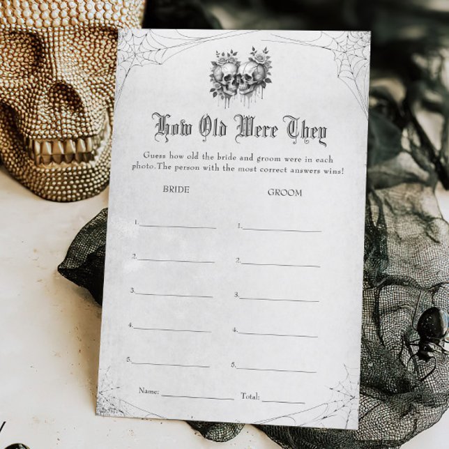 Halloween Vrijgezellenfeest Guess The Age spel (Creator heeft geüpload)