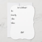 Halloween Vrijgezellenfeest Kaart (Achterkant)