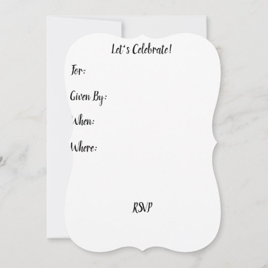 Halloween Vrijgezellenfeest Kaart (Achterkant)