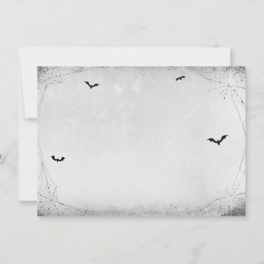 Halloween Vrijgezellenfeest Kaart (Achterkant)