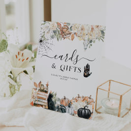 Halloween-Vrijgezellenfeest | Kaarten & geschenken Reclamebord Met Voetstuk