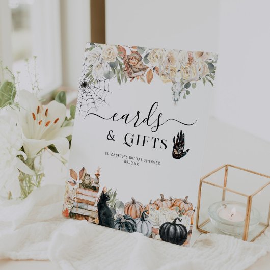 Halloween-Vrijgezellenfeest | Kaarten & geschenken Reclamebord Met Voetstuk