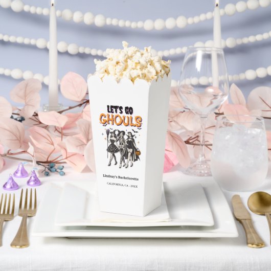 Halloween vrijgezellenfeest laten we naar de griez bedankdoosjes (Huwelijk)