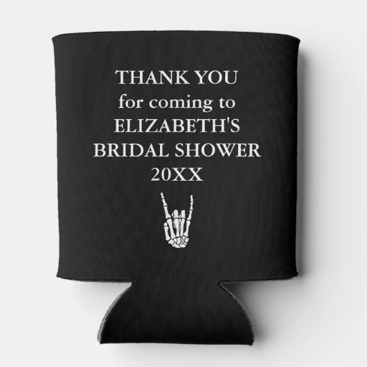 Halloween Vrijgezellenfeest tot de dood ons Partij Blikjeskoeler (Achterkant)