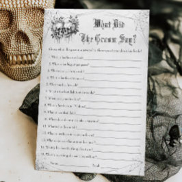 Halloween Vrijgezellenfeest Wat zei hij spel