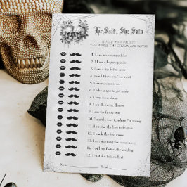 Halloween Vrijgezellenfeest zei hij dat ze spel ze