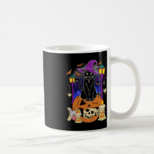 Halloween Vrouwen Mannen Kinder Halloween Black Ca Koffiemok