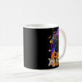 Halloween Vrouwen Mannen Kinder Halloween Black Ca Koffiemok (Voorkant rechts)