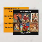  Halloween Vrouwen Montage Uitnodiging Kaart (Voorkant / Achterkant)