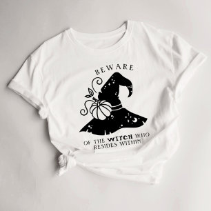 Halloween vrouwen T-Shirt op de hoogte van de heks