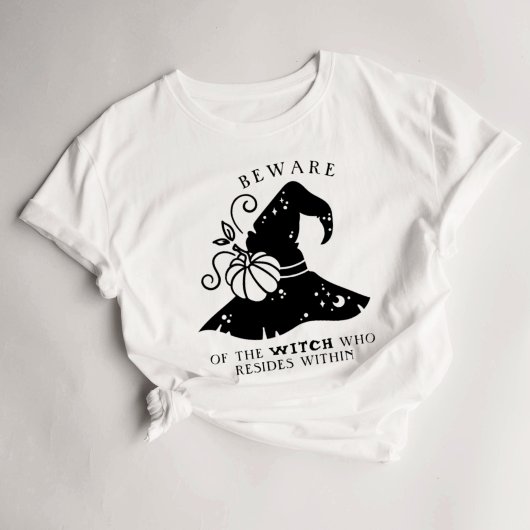 Halloween vrouwen T-Shirt op de hoogte van de heks