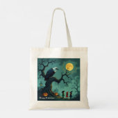 Halloween Vulture Tote Bag (Achterkant)