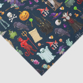 Halloween Waanzin Tissuepapier (Detail)
