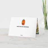 HALLOWEEN, WAAROM WERD DE GEEST GEARRESTEERD? KAART (Achterkant)