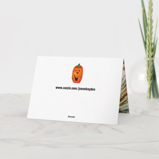 HALLOWEEN, WAAROM WERD DE GEEST GEARRESTEERD? KAART (Achterkant)