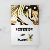 HALLOWEEN, WAAROM WERD DE GEEST GEARRESTEERD? KAART (Binnen)