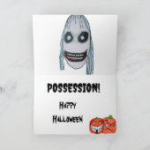 HALLOWEEN, WAAROM WERD DE GEEST GEARRESTEERD? KAART (Binnen)