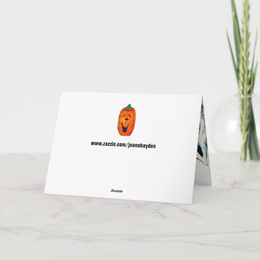 HALLOWEEN, WAAROM WERD DE GEEST GEARRESTEERD? KAART (Achterkant)