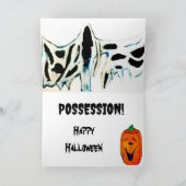 HALLOWEEN, WAAROM WERD DE GEEST GEARRESTEERD? KAART (Binnen)