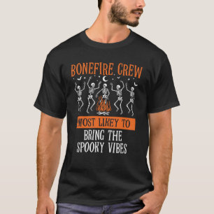 Halloween waarschijnlijk groep bijpassende skelet t-shirt