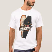 HALLOWEEN WAKKER ME ALS DE ZOMER EINDIGT SKELET T-SHIRT (Voorkant)