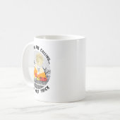 Halloween Wandelen Funny Hiker Natuur Lover Campin Koffiemok (Voorkant links)