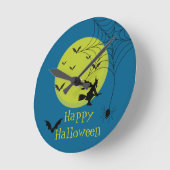 Halloween wandklok (Hoek)