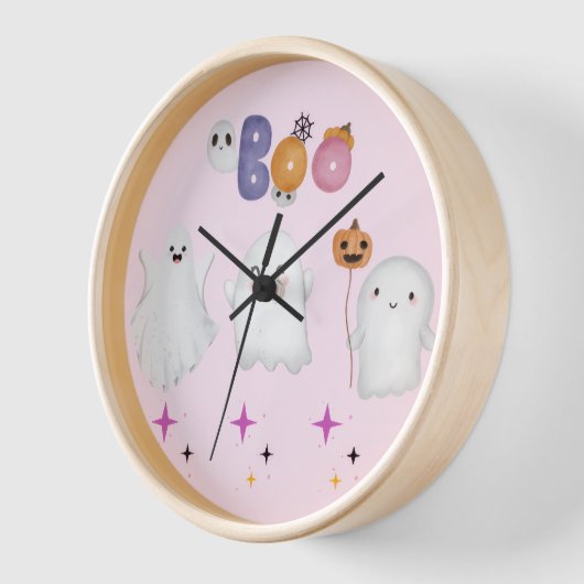 Halloween wandklok (Hoek)