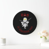 Halloween Wandklok | Boe kijkt naar je (Huis)