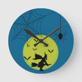 Halloween Wandklok – Griezelige Seizoensdecoratie
