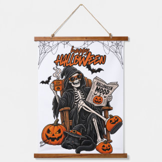 halloween wandtapijt kasteel eng hangend wandkleed